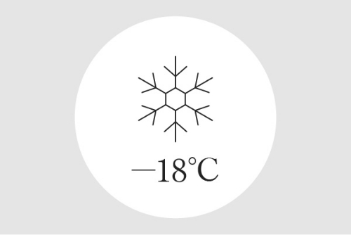 -18℃以下で冷凍保存すること