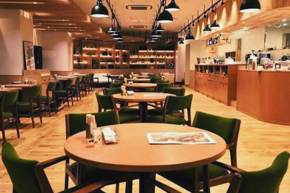 ケヤキカフェの内観