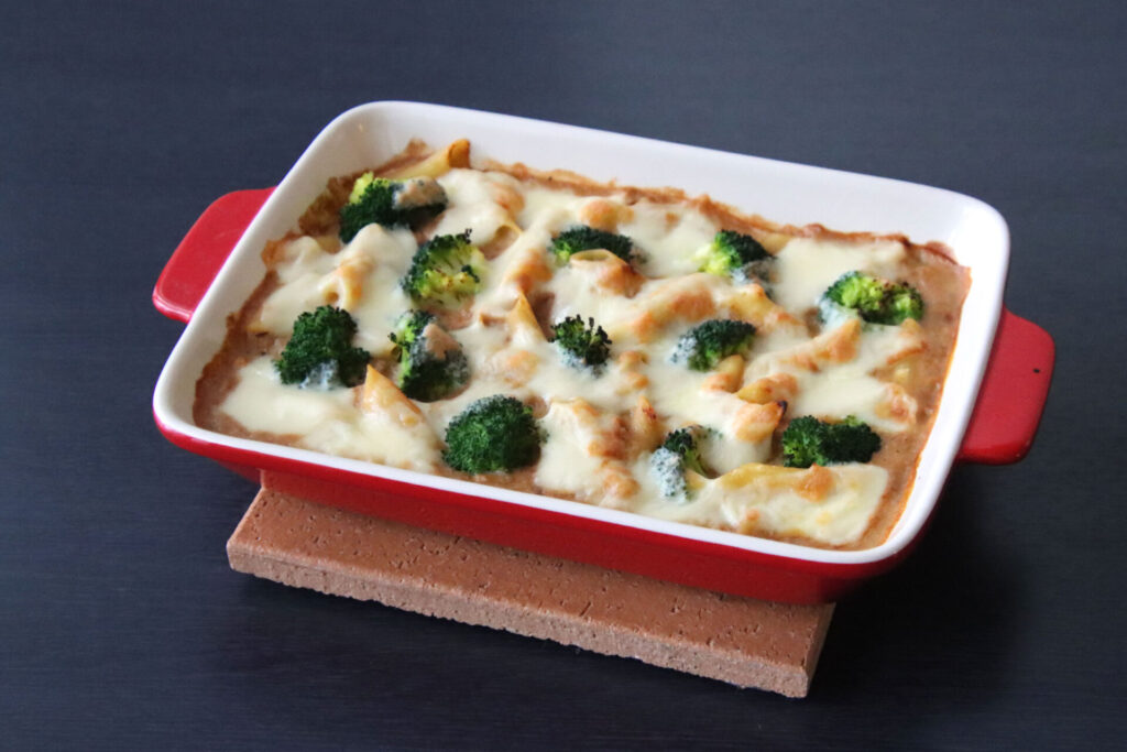 豆乳味噌グラタンのペンネ